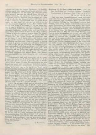 598-602 [Rezension] Grünberg, Paul, Philipp Jakob Spener. Erster Band
