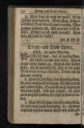 Creutz- und Trost-Lieder.
