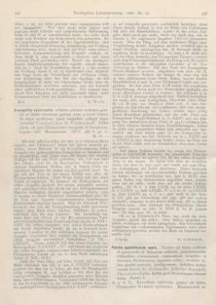 336-339 [Rezension] Gebhardt, Oscar de, Patrum apostolicorum opera. Textum ad fidem codicum et graecorum et latinorum adhibitis praestantissimis editionibus recensuerunt. Editio post Dresselianam alteram tertia. Fascic. I