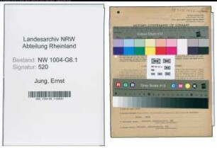 Entnazifizierung Ernst Jung , geb. 15.12.1899 (Lagerverwalter)