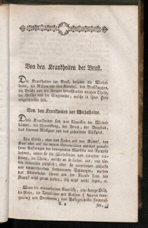 Von den Krankheiten der Brust.