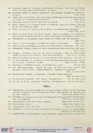 Silber (Nr. 227-305)