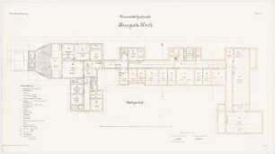 Universität Greifswald Chirurgische Klinik: Grundriss Dachgeschoss 1:100