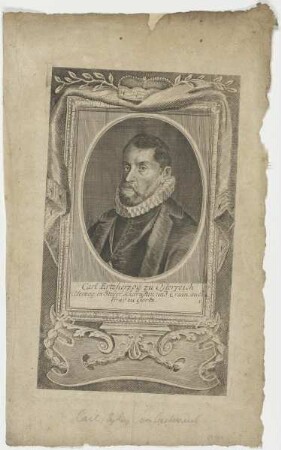 Bildnis des Carl Ertzherzog zu Österreich