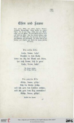 Elfen und Faune