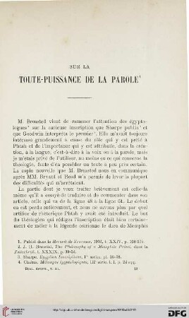 Sur la toute-puissance de la parole
