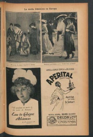 La moda femenina en Europa