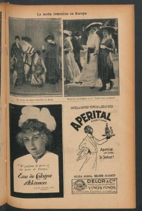 La moda femenina en Europa