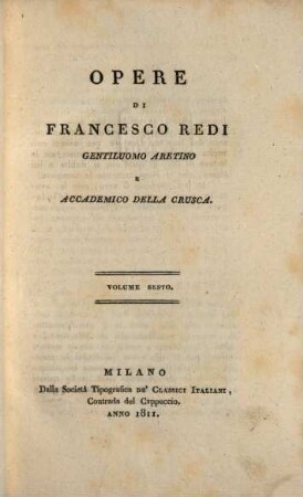 Opere, Vol. 6. Lettere