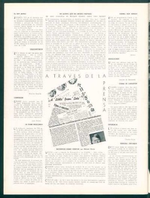 A través de la prensa