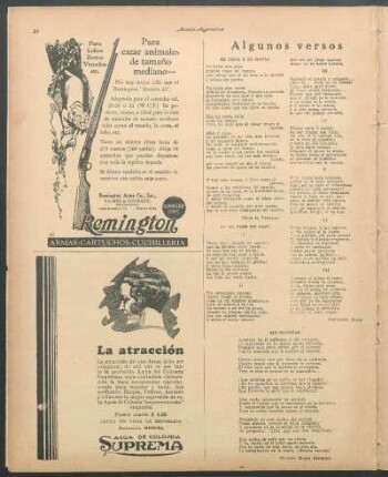 Algunos versos