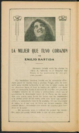 La mujer que tuvo corazón