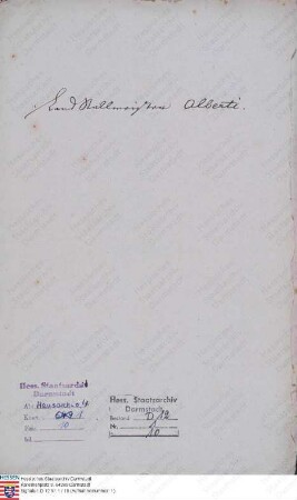Alberti, (N.N.), Landstallmeister in Westfalen