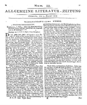 Artistische und Literarische Nachrichten