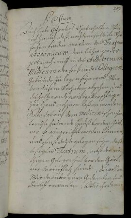 Einbindung des Anatomischen Theaters in das Gärtnerhaus statt in den Medizinischen Hörsaal; Abhaltung der Anatomievorlesung in einem der Stadttürme durch Professor Albrecht.