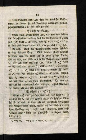 21-24, Sechster Satz - Zehenter Satz