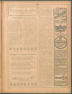 Psicología de aldea