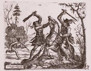Dreißigjähriger Krieg: Angriff auf einen Reiter
