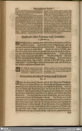 [Am ersten Sonntage nach Trinitatis]