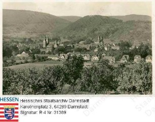 Amorbach im Odenwald, Panorama mit Gotthardsberg