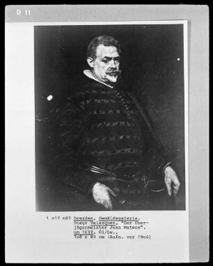 Bildnis eines Herrn, wahrscheinlich des Königlichen Oberjägermeisters Juan Mateos