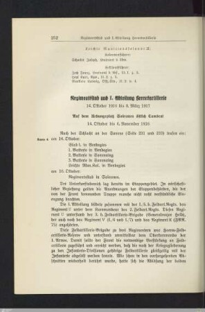 Auf dem Übungsplatz Solesmes östlich Cambrai