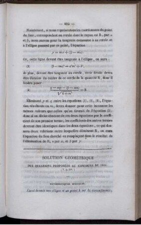 Solution géométrique.