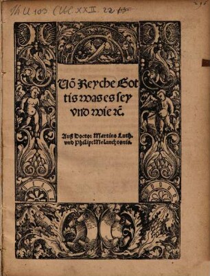 Uo[m] Reyche Gottis was es sey vnd wie [et]c.
