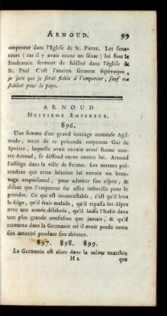 Arnoud Huitieme Empereur.