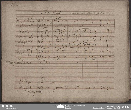 No. 8 Lied: "Ist das etwas Angenehm's wenn ich mich hinhock"