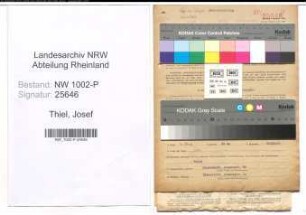 Entnazifizierung Josef Thiel , geb. 14.02.1903 (Polizeibeamter)