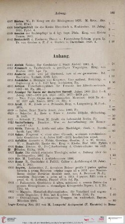 Anhang (Nr. 4911 - 5650)