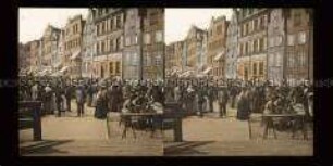 Verkehr am Fischmarkt, Danzig