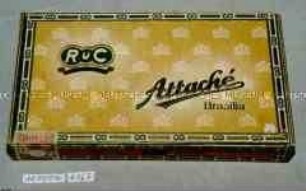 Holzkiste für 25 Stück "RUC ZIGARREN Attaché Brasilia"