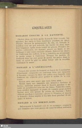 Coquillages