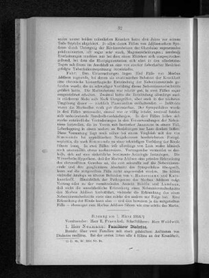 Sitzung am 7. März 1916.