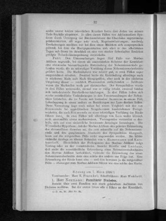Sitzung am 7. März 1916.