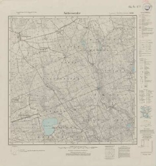 3156 (alte Nr.: 1633) Fahlenwerder, Meßtischblatt (4cm - Karte)