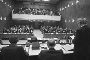 Kommunalwahl am 28. Oktober 1984. Konstituierende Sitzung des neu gewählten Gemeinderats