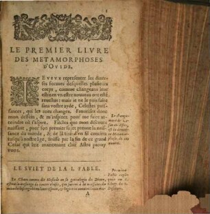 Les quinze livres de la metamorphose d'Ovide