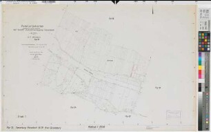 Riesenbeck (Hörstel), Zusammenlegung Riesenbeck, Bl. 1 Zuteilungskarte Riesenbeck Flur 13