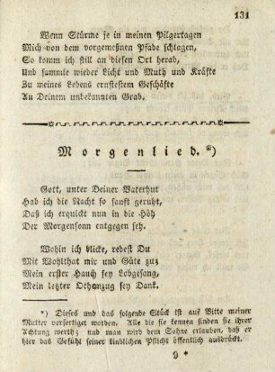 Morgenlied