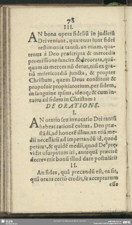 De Oratione