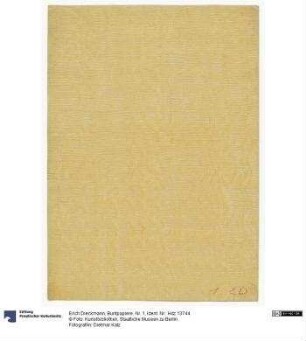 Buntpapiere, Nr. 1