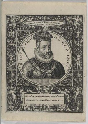 Bildnis des Rudolf II., Kaiser des Römisch-Deutschen Reiches