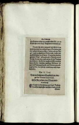 Der II. Titul. Von verbottenen Ehepflichten/ wegen der Blutsverwandtnuß