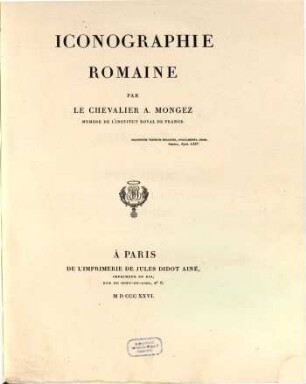 Iconographie romaine, 3. Empereurs, césars, tyrans, et leurs familles ; pt. 2