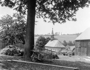 Kapelle der Heiligen Anna : Hilgersdorf (Severni/Tschechische Republik). Blick zur Kapelle der Heiligen Anna