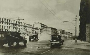 Russland, Moskau, Straßenreinigung