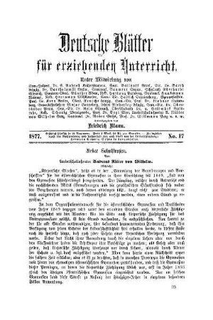 Ueber Schulstrafen : (Schluß)